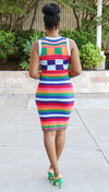 Between the lines knitted dress