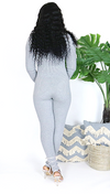 MONA RIBBED JUMPSUIT - Zflair