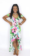 Tropical garden maxi dress - Zflair