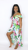 Tropical garden maxi dress - Zflair