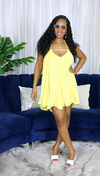 EASY BREEZY MINI DRESS (YELLOW)