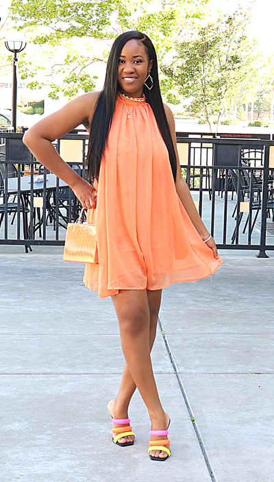 Enchanted love romper (Orange)